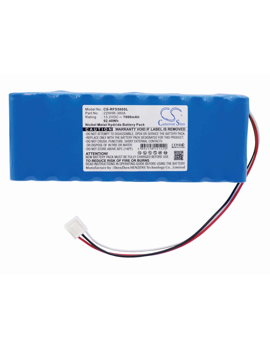 Battery for Rohde & Schwarz, Spectrum Analyzer 1102.5607.00 13.2V, 7000mAh - 92.40Wh