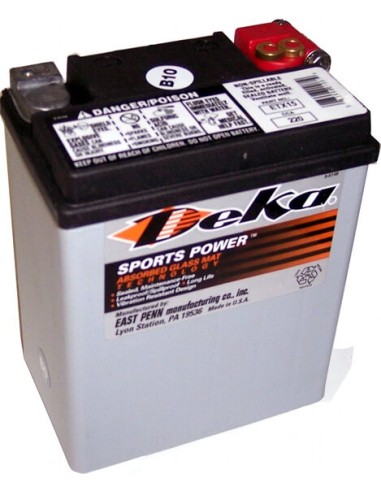 ETX15 12V 220 cca Deka AGM motorcycle battery