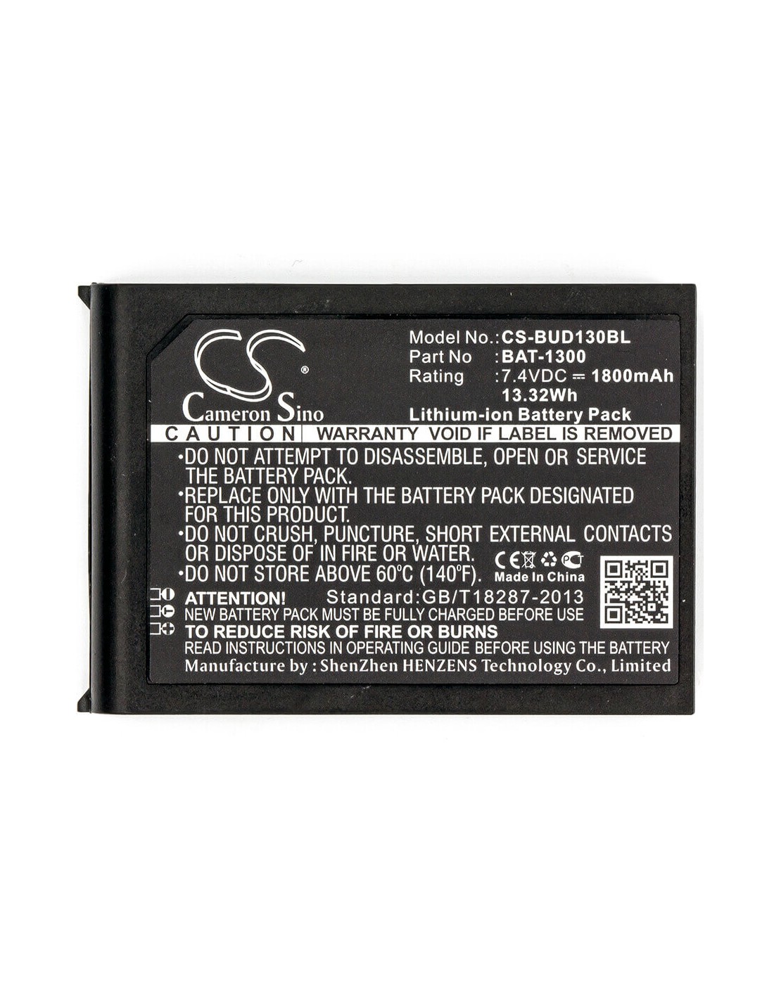 Battery for Bluebird, Pidion Bip-1300 7.4V, 1800mAh - 13.32Wh