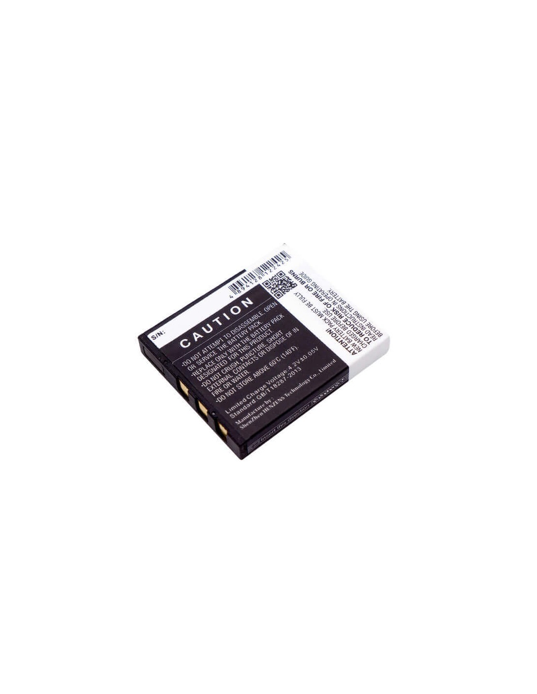 Battery for Lxe, 8650 Bluetooth Ring Scanners, Bluetooth Ring Scanner, L 3.7V, 850mAh - 3.15Wh