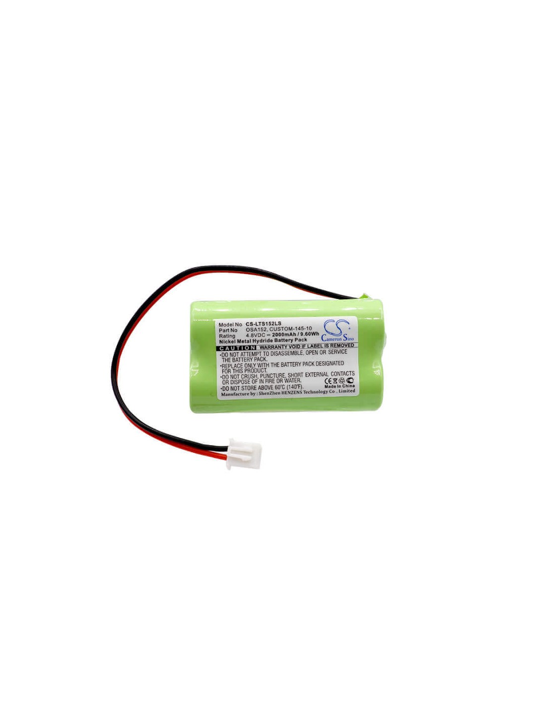 Battery for Lithonia, D-aa650bx4, Exit Signs, Lithonia Daybright D-aa650 4.8V, 2000mAh - 9.60Wh