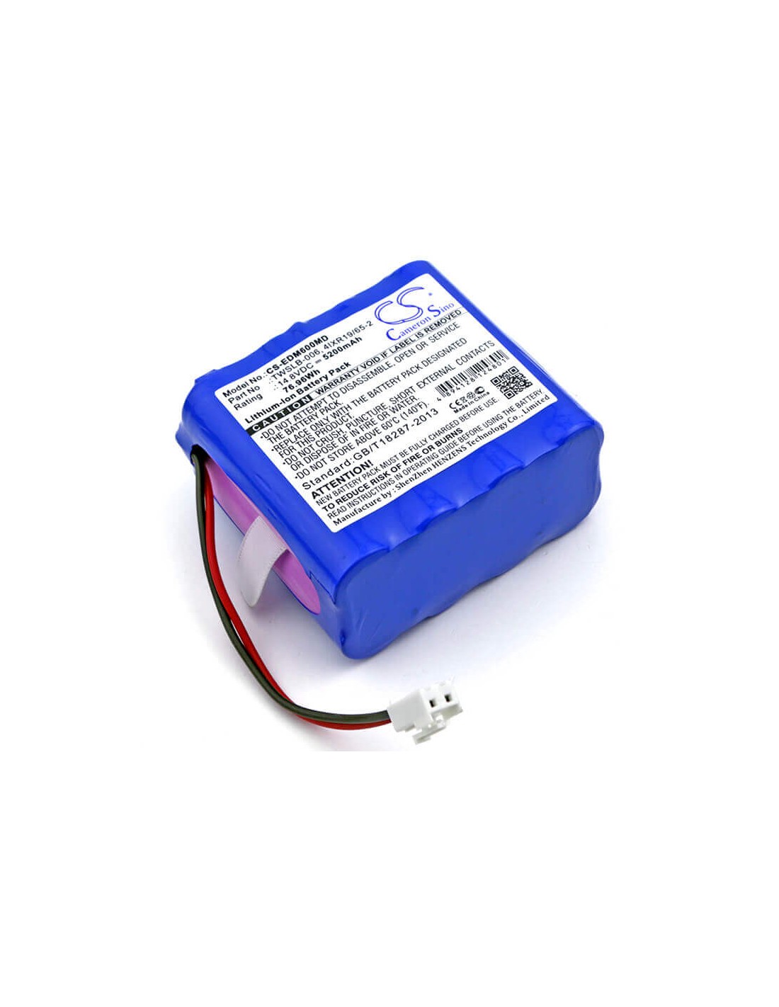 Battery for Edan, F6 14.8V, 5200mAh - 76.96Wh