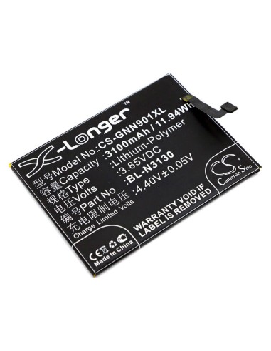 Battery for Gionee, Elife S6 Pro, Elife S6 Pro Dual Sim Td-lte In 3.85V, 3100mAh - 11.94Wh