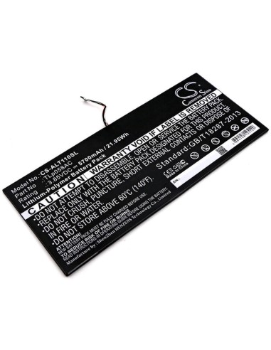 Battery for Alcatel, One Touch Plus 10", Ot-8085 3.85V, 5700mAh - 21.95Wh