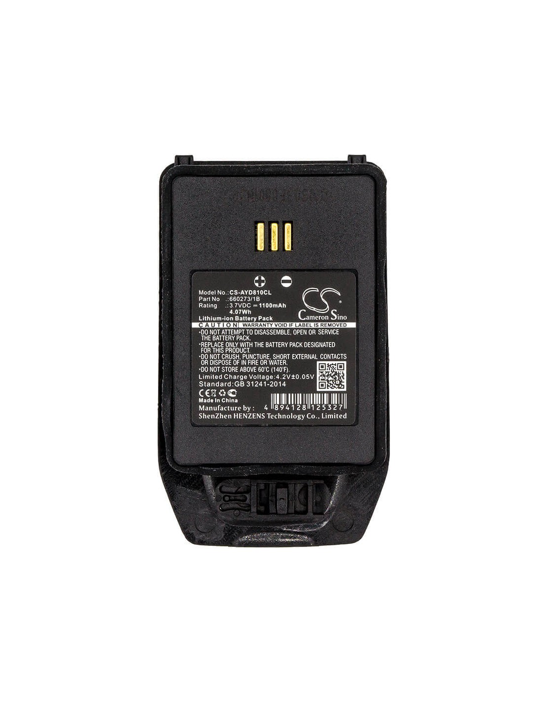 Battery for Aastra, Dt413, Dt423 3.7V, 1100mAh - 4.07Wh