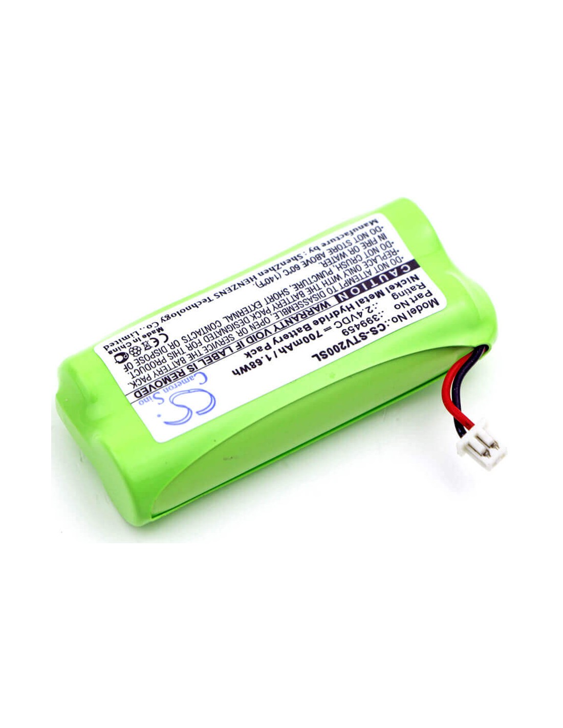 Battery for Stageclix, Jack V2 Transmitter 2.4V, 700mAh - 1.68Wh