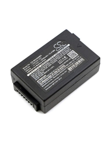 Battery for Teklogix, 7525, 7525c, 7527 Workabout Pro, G2 G1, Workabout Pro 4 3.7V, 3300mAh - 12.21Wh