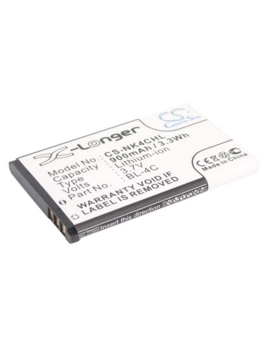 Battery for Blu Deejay Lite, Click Lite, Flash 3.7V, 900mAh - 3.33Wh