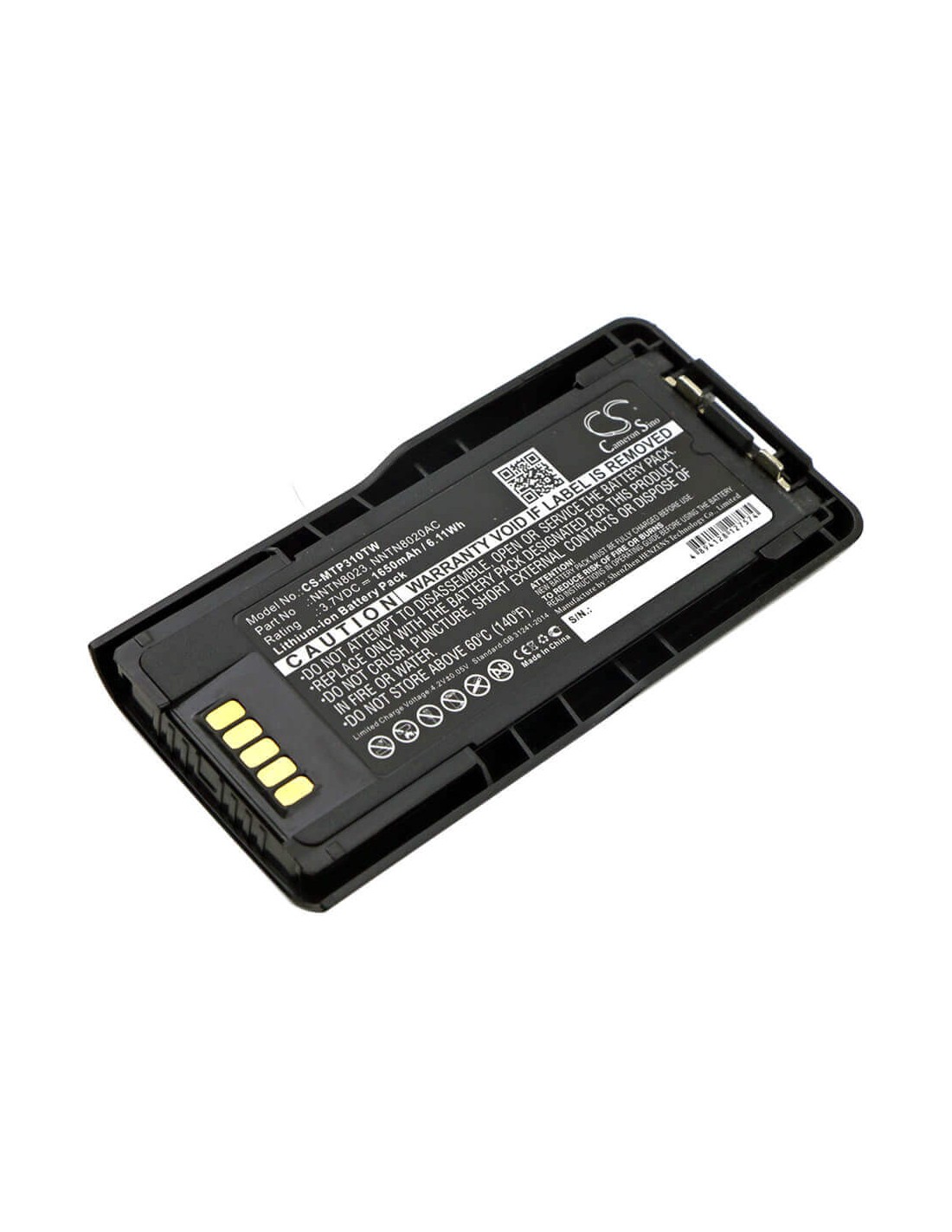 Battery for Motorola Mtp3100, Mtp3200, Mtp3250 3.7V, 1650mAh - 6.11Wh