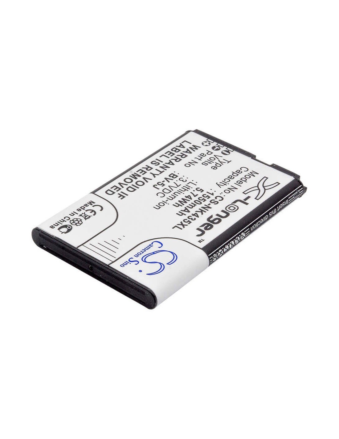 Battery for Nokia Lumia 435, Lumia 532 3.7V, 1550mAh - 5.74Wh