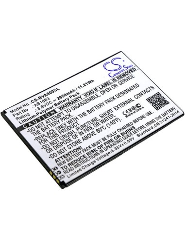 Battery for Blackview, A8 Max 3.8V, 2950mAh - 11.21Wh