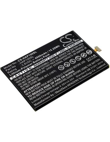 Battery for Highscreen Alpha Ice 3.8V, 4000mAh - 15.20Wh