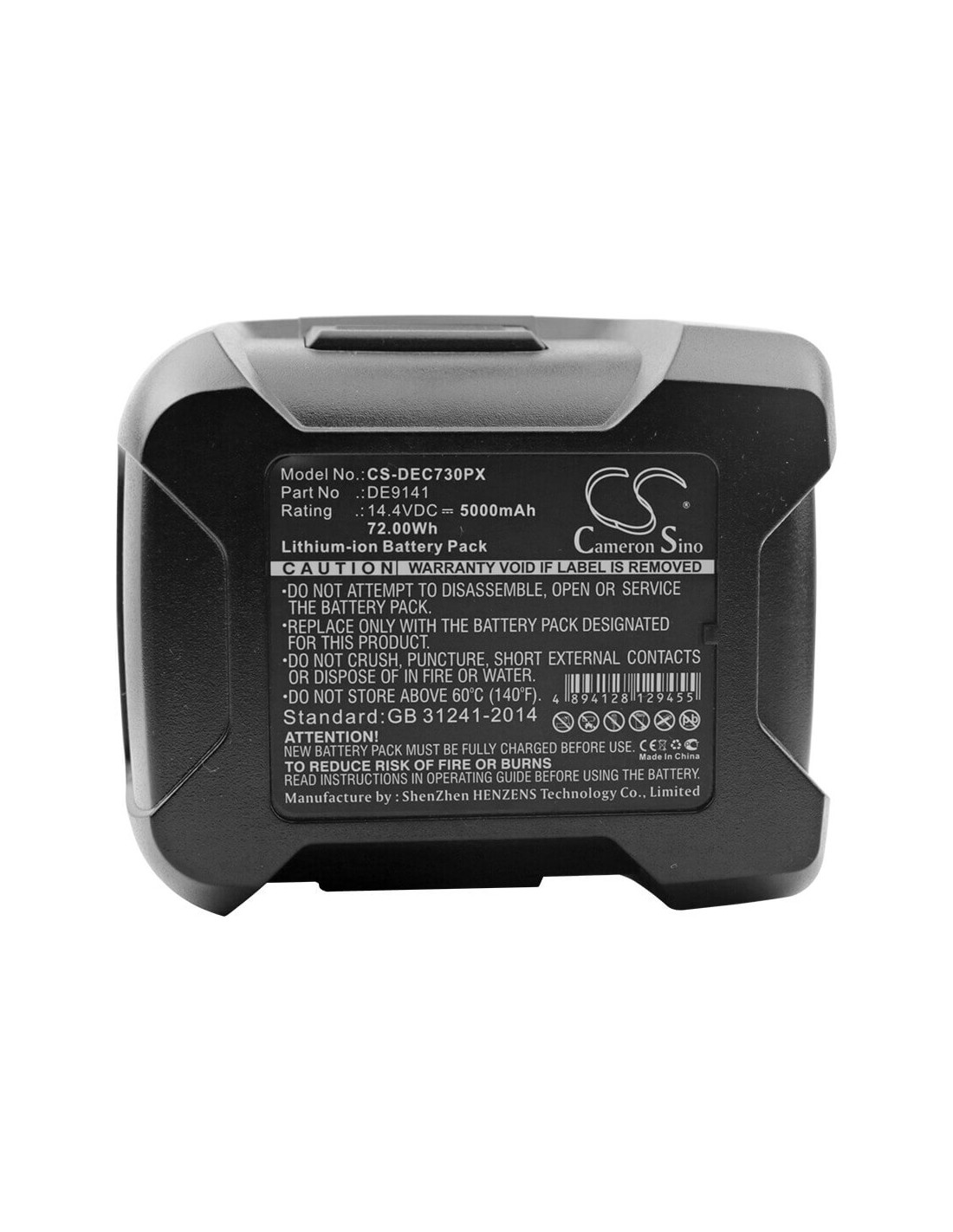 Battery for Dewalt, Dc528 (flash Light), Dc528n, Dc551ka 14.4V, 5000mAh - 72.00Wh