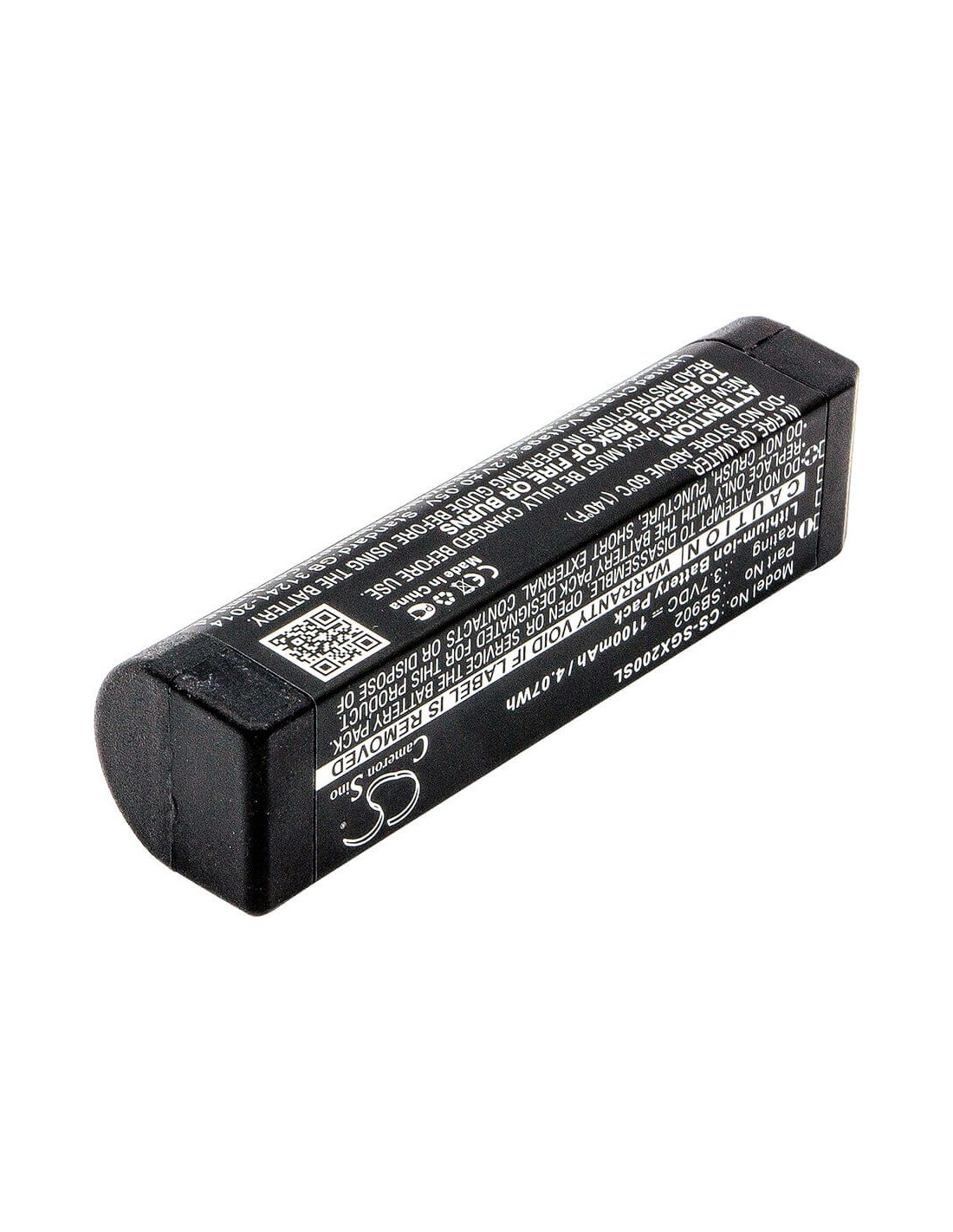 Battery for Shure, Glx-d Digital Wireless Systems, Glxd1, Glxd2 3.7V, 1100mAh - 4.07Wh