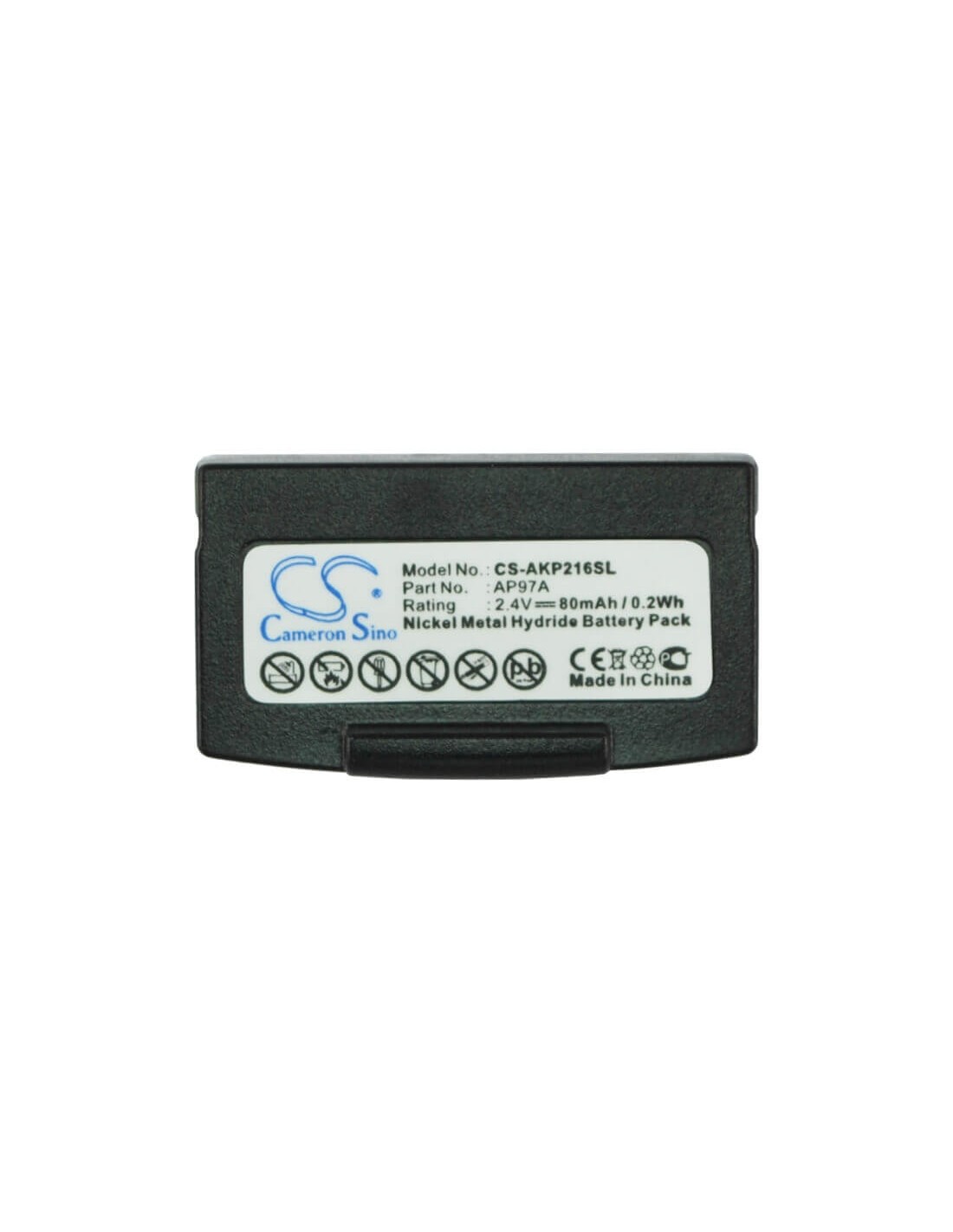Battery for Clarity C120 2.4V, 80mAh - 0.19Wh
