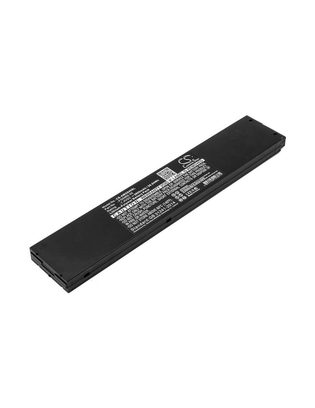 Battery for Amx, Mvp Touch Panels, Mvp-8400, Mvp-8400 Modero Viewpoint 7.4V, 3600mAh - 26.64Wh