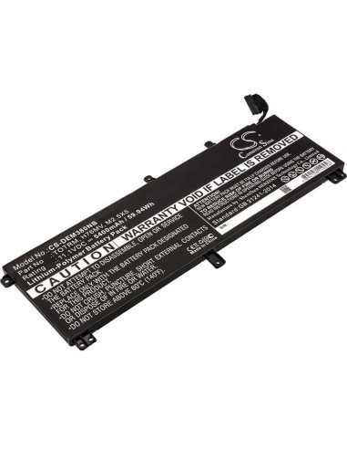 Battery for Dell, Precision M3800, Xps 15 9530 11.1V, 5400mAh - 59.94Wh