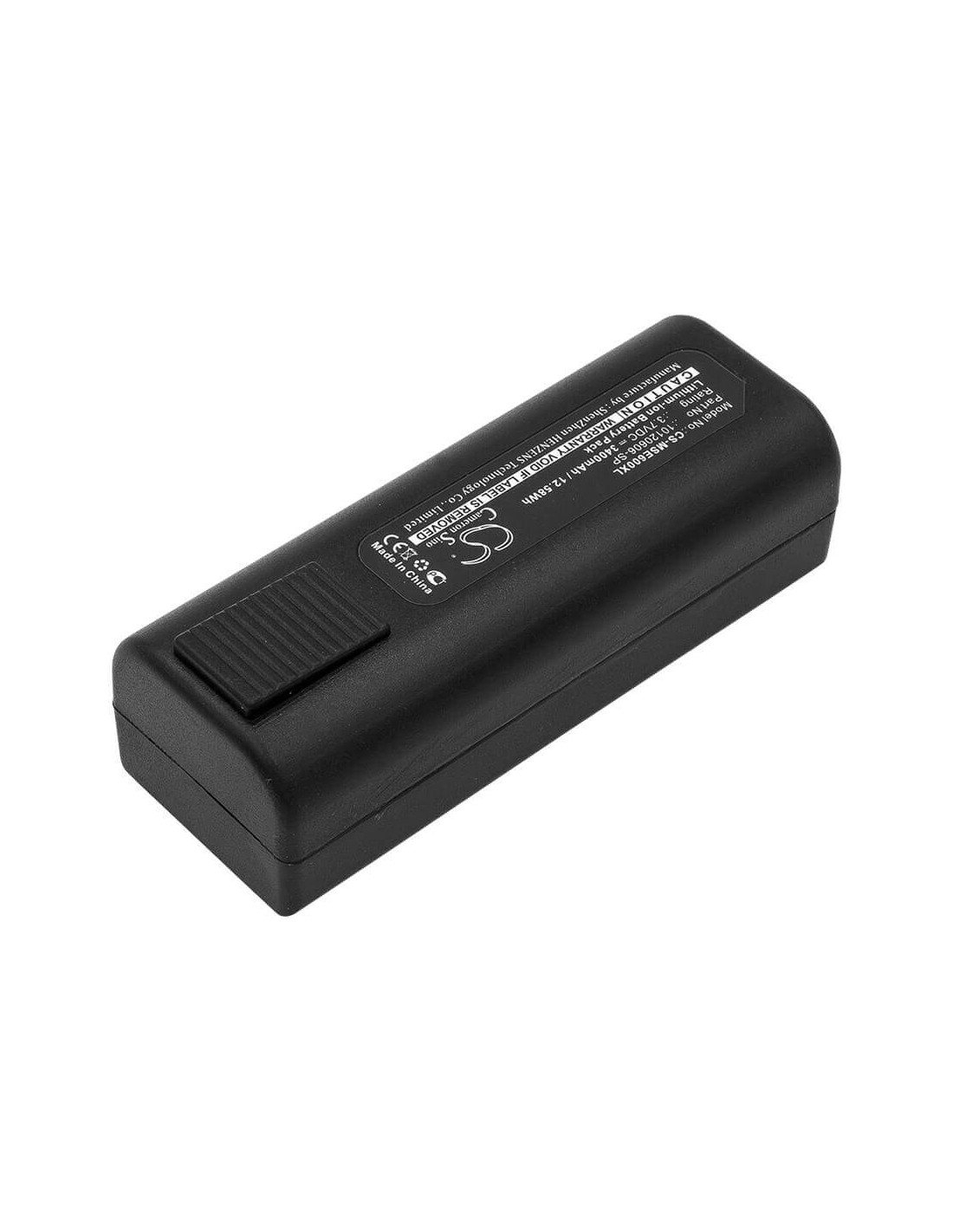 Battery for Msa, E6000 Tic 3.7V, 3400mAh - 12.58Wh