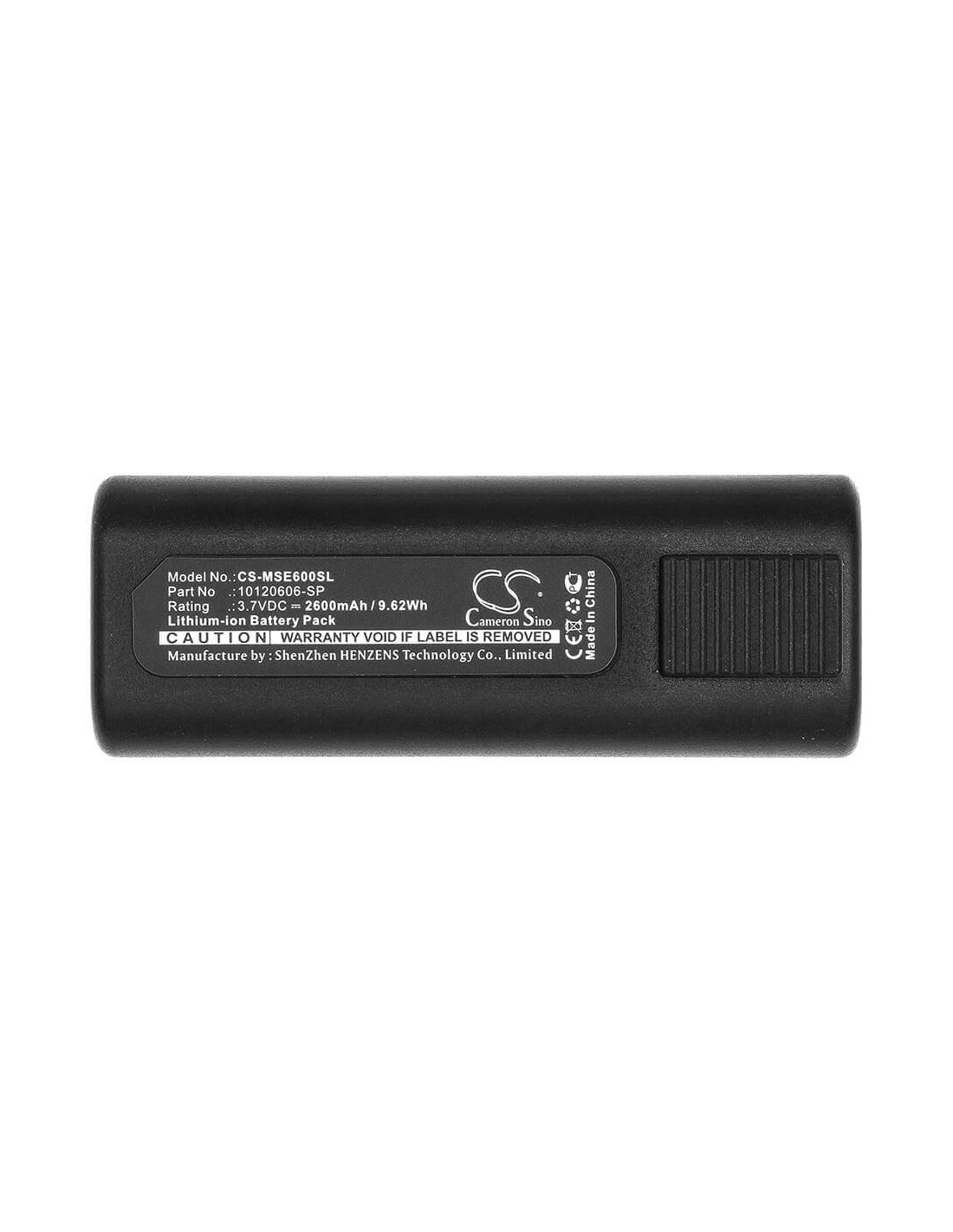 Battery for Msa, E6000 Tic 3.7V, 2600mAh - 9.62Wh