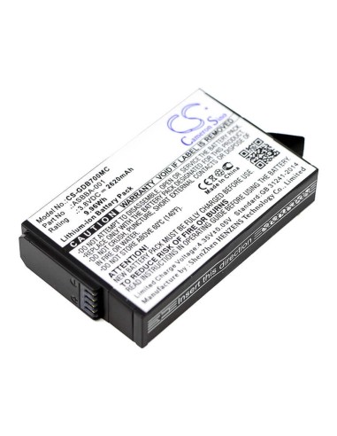 Battery for Gopro, Fusion 3.8V, 2620mAh - 9.96Wh