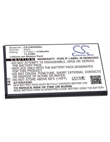 Battery for Cubot, S200 3.7V, 3100mAh - 11.47Wh