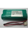 Two Pin Battery For 2/vh4000 2.4v, 4000 Mah - 9.6wh