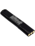 Battery for Trilithic, 860dsp Field Analyzer, 860dspi Field Analyzer 7.2V, 2500mAh - 18.00Wh