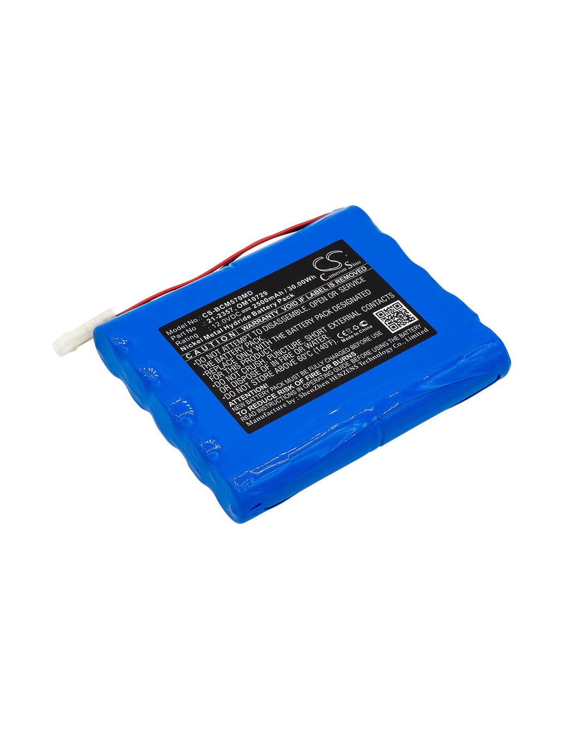 Battery for Bci, Cadd Tpn 5700 Infusion Pump, Tpn 5700 Infusion Pum 12V, 2500mAh - 30.00Wh
