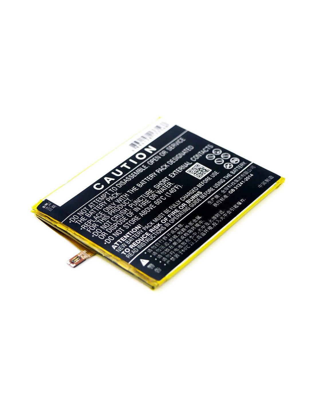 Battery for Gionee, Gn9013, S9 3.8V, 3000mAh - 11.40Wh