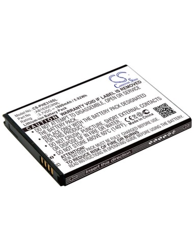 Battery for Philips, E310, X2560, X2566, Xenium E310, Xenium X2560 3.7V, 1600mAh - 5.92Wh