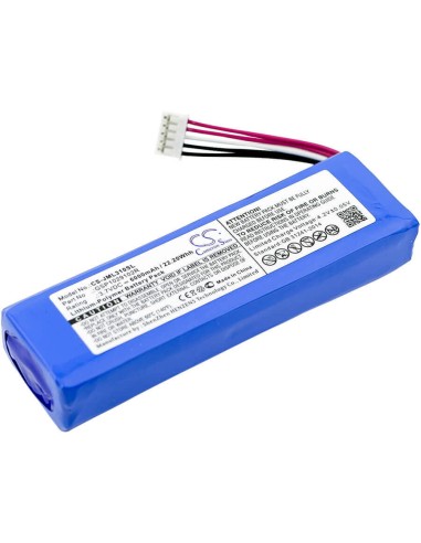 Battery for Jbl, Charge 3 3.7V, 6000mAh - 22.20Wh