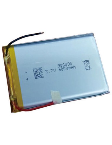 Battery for Bare Lithium Cell for projects 3.7V, 6000mAh - 22.20Wh