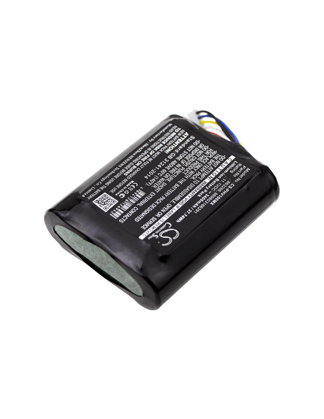 Battery for Philips, Moniteur Portable Suresigns Vms, Monitor 11.1V, 3400mAh - 37.74Wh