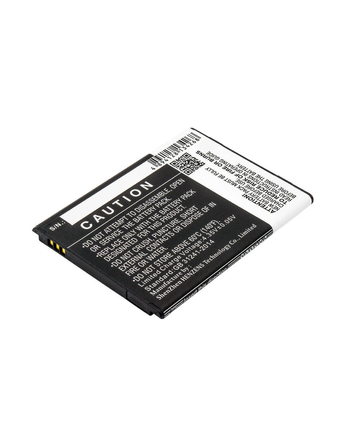 Battery for Samsung, Galaxy J1 Ace, Galaxy J1 Ace 3g Duos 3.8V, 1800mAh - 6.84Wh