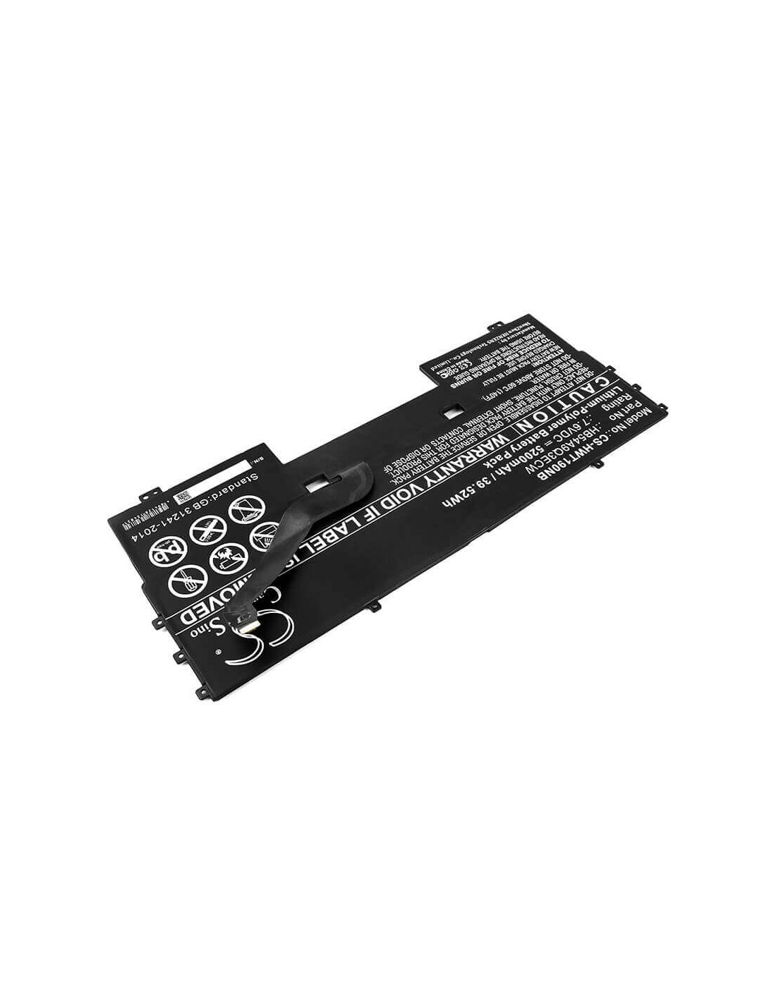 Battery for Huawei, Matebook X, Wt-w09, Wt-w19 7.6V, 5200mAh - 39.52Wh