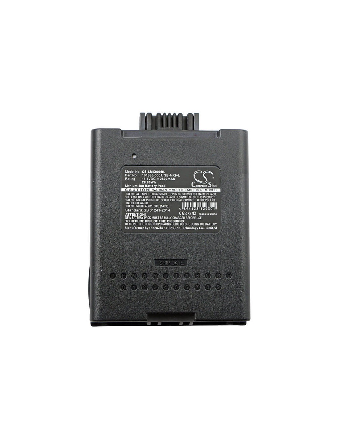 Battery for Honeywell Mx9383, Mx9382, Mx9381 11.1V, 2600mAh - 28.86Wh