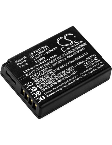 Battery for Panasonic Handheld H320, Jt-h320ht, Jt-h320ht-e1 3.7V, 890mAh - 3.29Wh