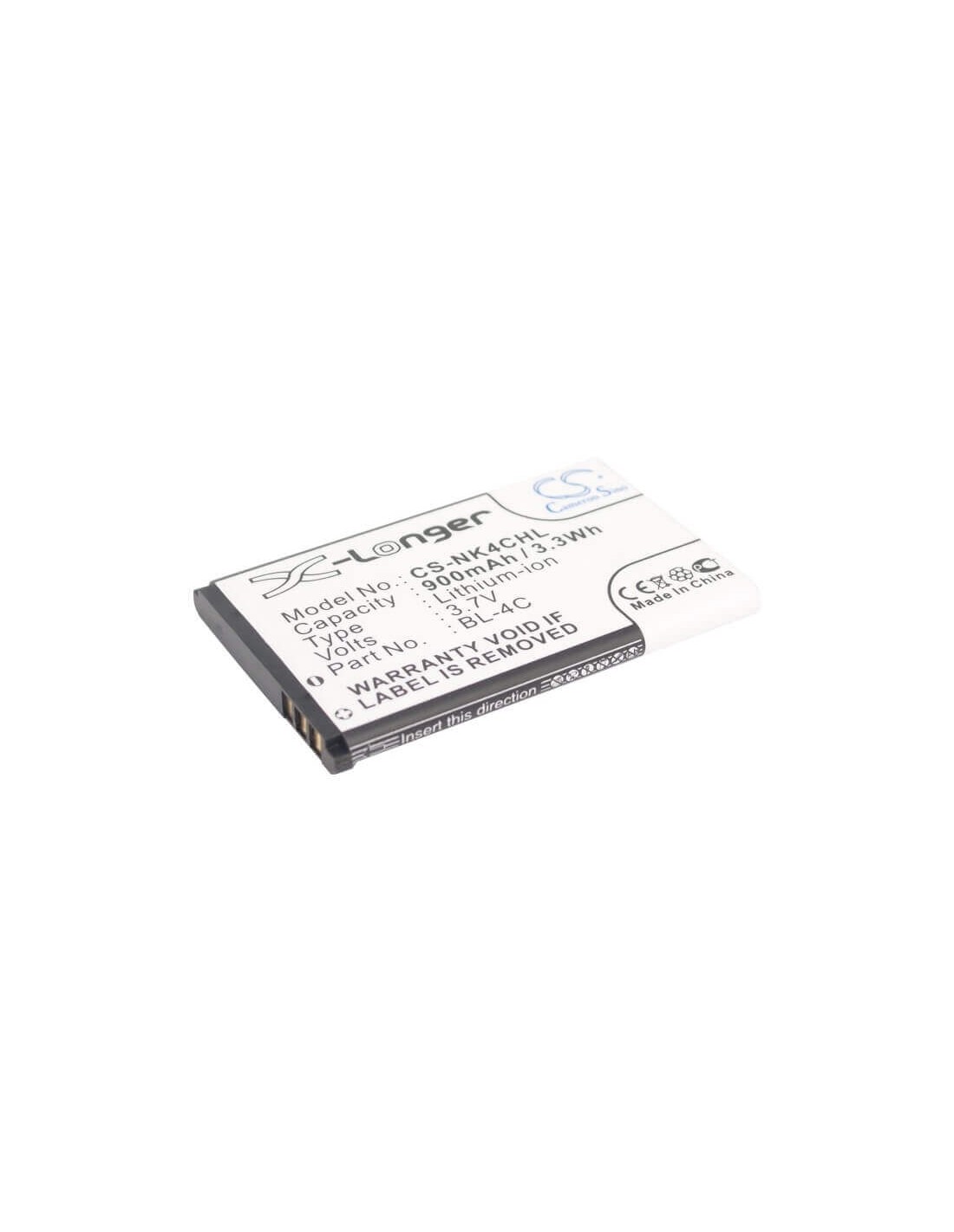 Battery for Rollei Compactline 83 3.7V, 900mAh - 3.33Wh