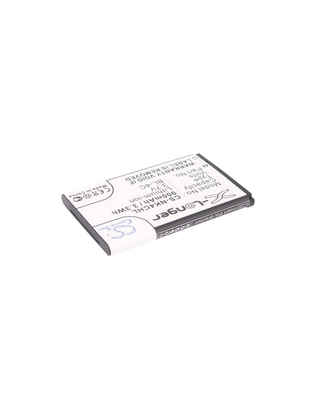Battery for Rollei Compactline 83 3.7V, 900mAh - 3.33Wh