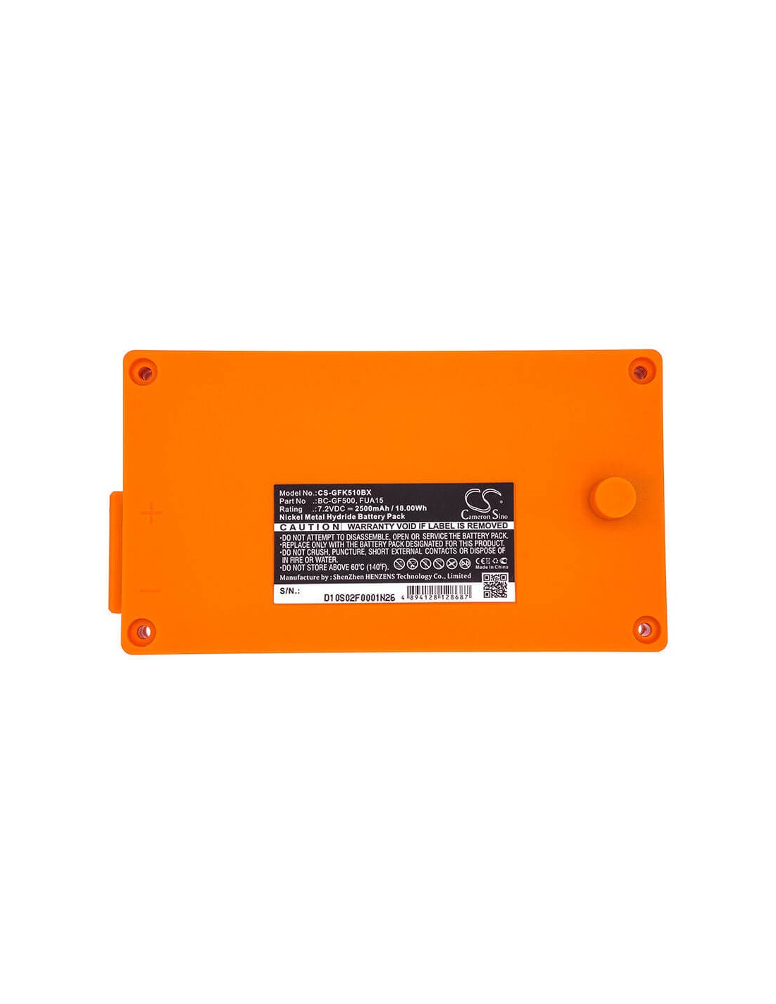 Battery for Gross Funk Crane Remote Control, Gf500 7.2V, 2500mAh - 18.00Wh