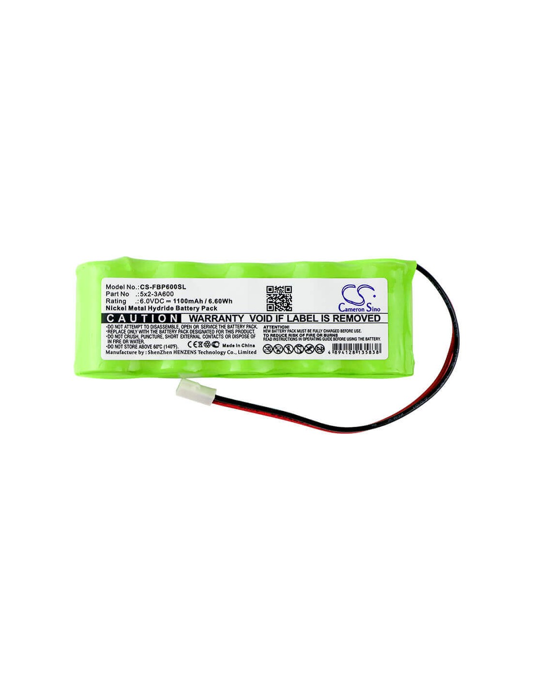 Battery for Fluke Memobox, Analyzers Memobox 6V, 1100mAh - 6.60Wh