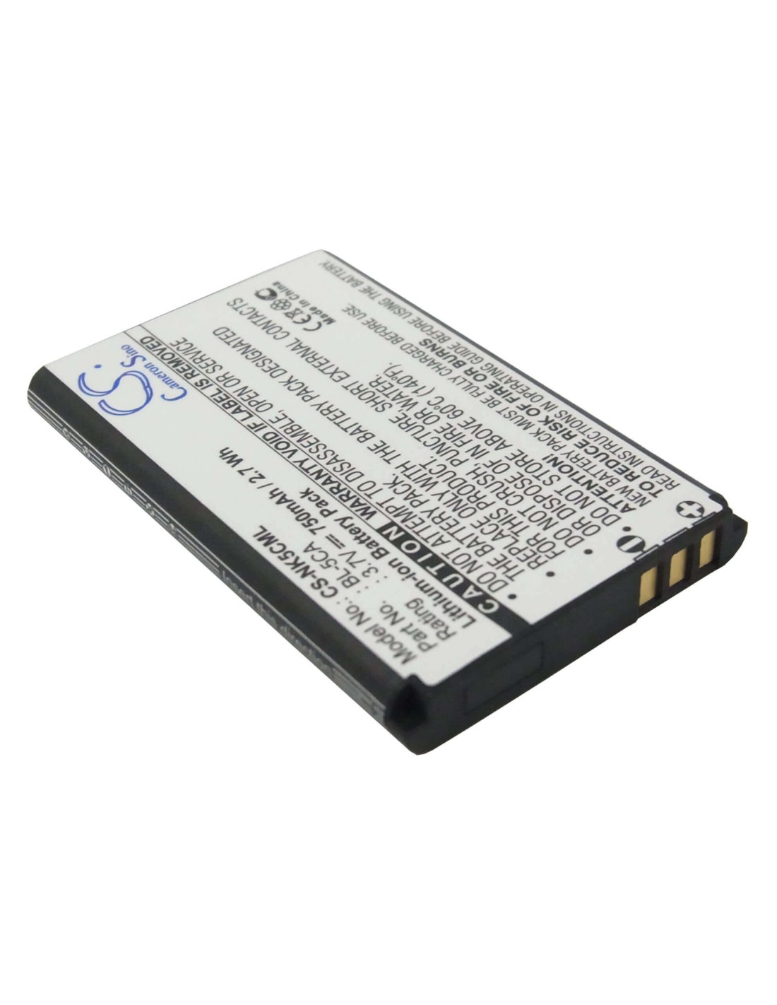 Battery for Banno Gt03b 3.7V, 750mAh - 2.78Wh