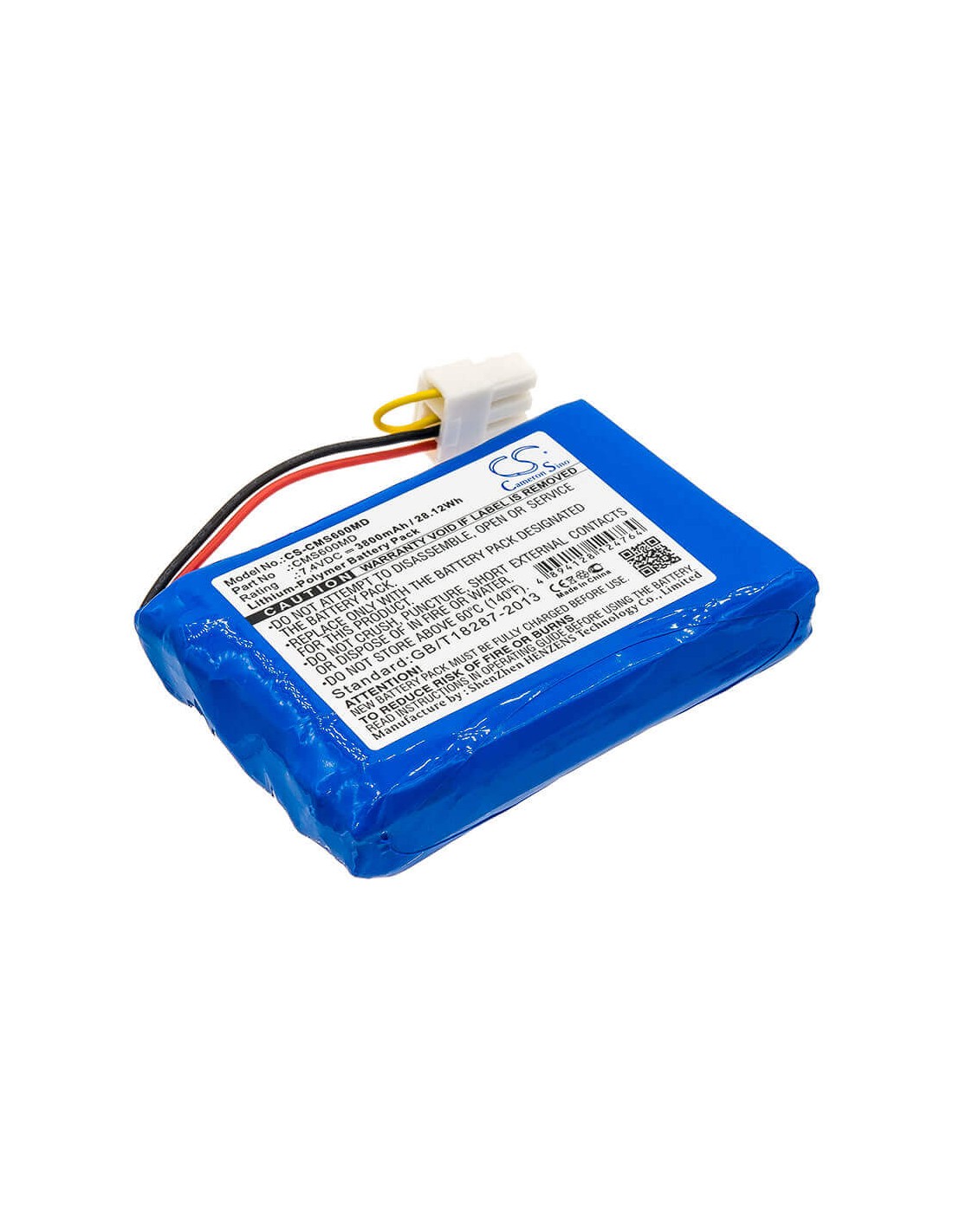 Battery for Contec Cms6000 7.4V, 3800mAh - 28.12Wh