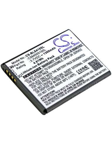Battery for Blu Star 4.0, S410, S410a 3.7V, 1300mAh - 4.81Wh