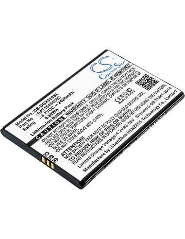 Battery for Doogee X5 Max Pro 3.8V, 3800mAh - 14.44Wh