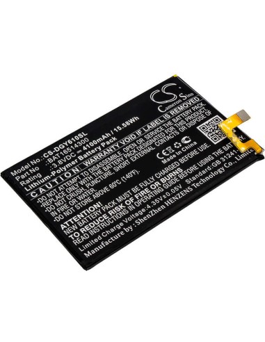 Battery for Doogee Y6 Max 3.8V, 4100mAh - 15.58Wh