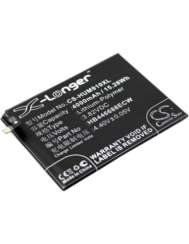 Battery for Huawei Ascend Mate 9 Pro, Mate 9 Pro Dual Sim, Lon-al00 3.82V, 4000mAh - 15.28Wh