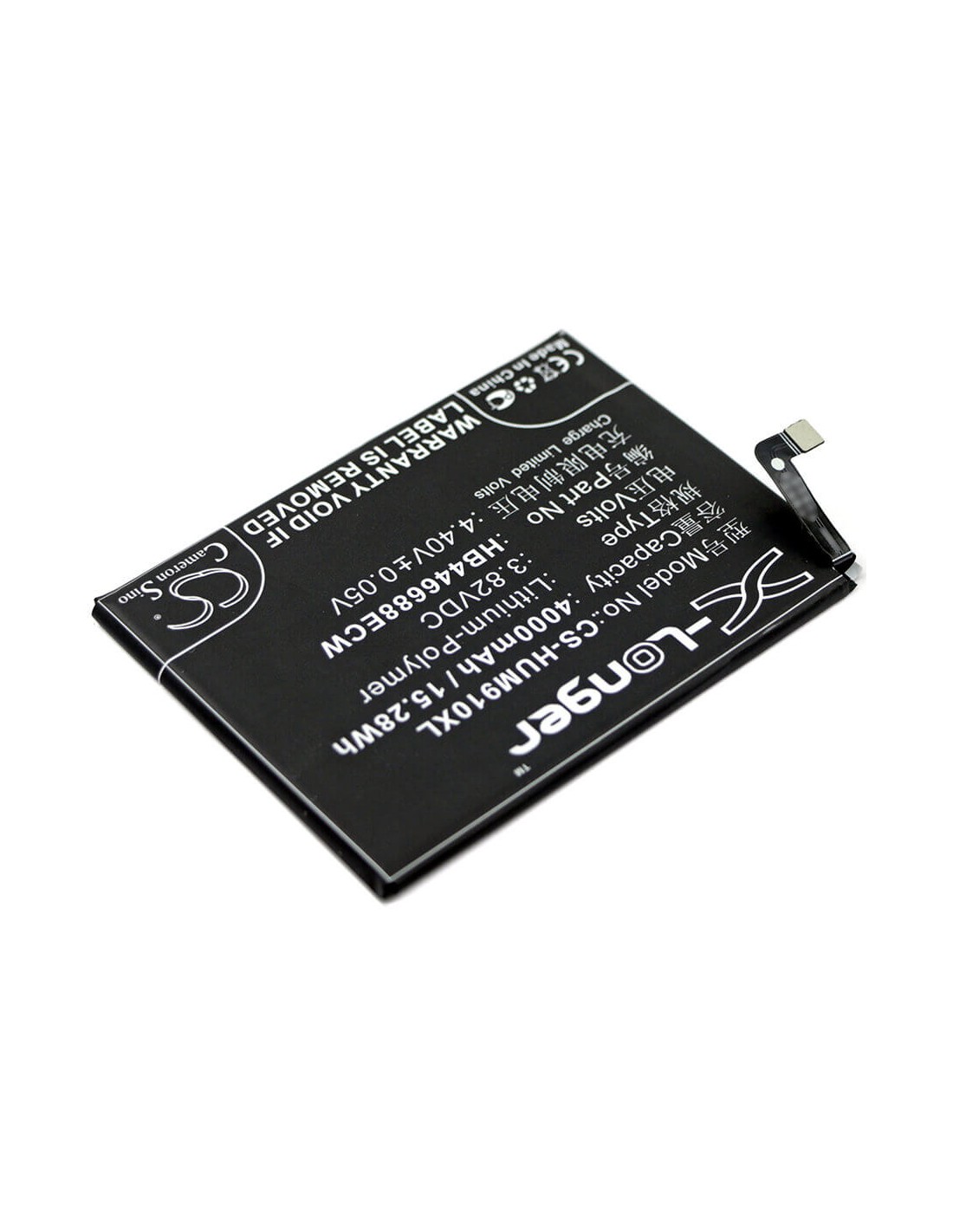 Battery for Huawei Ascend Mate 9 Pro, Mate 9 Pro Dual Sim, Lon-al00 3.82V, 4000mAh - 15.28Wh
