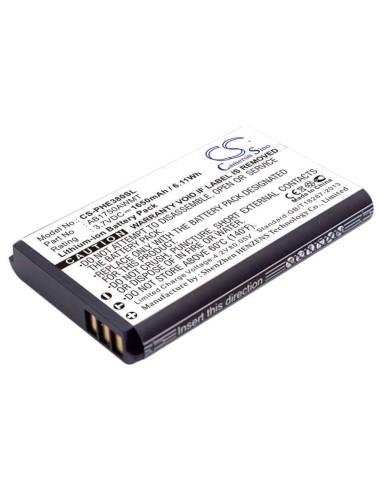 Battery for Philips E380, Xenium E380 3.7V, 1650mAh - 6.11Wh