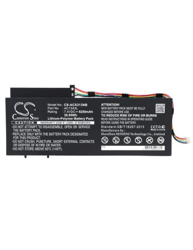 Battery for Acer Aspire P3-171, Aspire P3-171-6820, Aspire P3-171-3322y2g06as 7.4V, 5250mAh - 38.85Wh